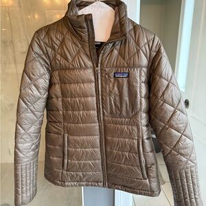 Patagonia Women's Puffer Jacket in Brown